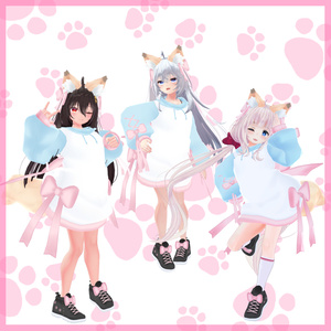 もふだぼパーカー【16アバター対応】 缩略图 5