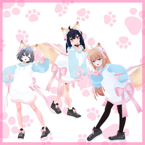 もふだぼパーカー【16アバター対応】 缩略图 4