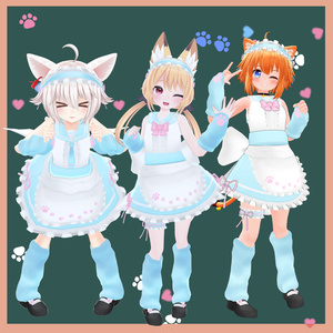 もふもふセーラーウエイトレスさん【15アバター対応】 缩略图 6