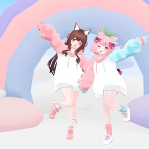 だぼもふオーバーパーカー&けもみみとしっぽ【12アバター対応】 缩略图 35