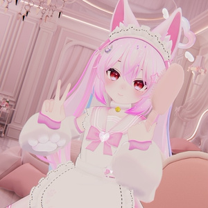 《23アバター対応衣装》にくきゅうセーラーウエイトレスさん 缩略图 45