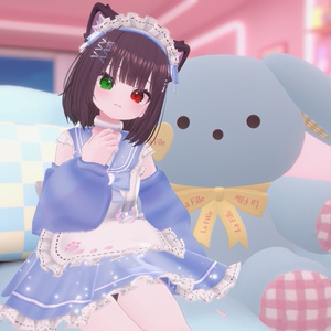 《23アバター対応衣装》にくきゅうセーラーウエイトレスさん 缩略图 37
