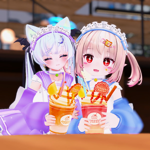 《23アバター対応衣装》にくきゅうセーラーウエイトレスさん 缩略图 36