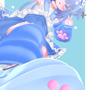 《23アバター対応衣装》にくきゅうセーラーウエイトレスさん 缩略图 69