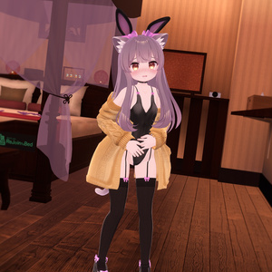 ふわもこ♡カーディガンバニー / Fluffy Cardigan Bunny【22アバター対応衣装】 缩略图 33