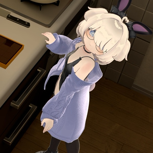 ふわもこ♡カーディガンバニー / Fluffy Cardigan Bunny【22アバター対応衣装】 缩略图 43