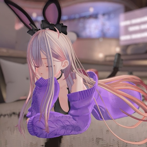 ふわもこ♡カーディガンバニー / Fluffy Cardigan Bunny【22アバター対応衣装】 缩略图 63