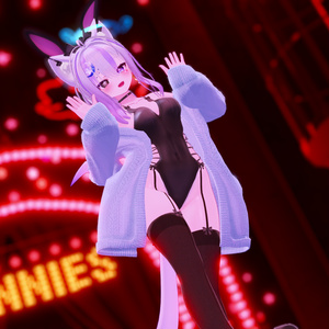 ふわもこ♡カーディガンバニー / Fluffy Cardigan Bunny【22アバター対応衣装】 缩略图 24