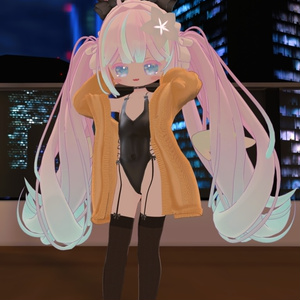 ふわもこ♡カーディガンバニー / Fluffy Cardigan Bunny【22アバター対応衣装】 缩略图 50