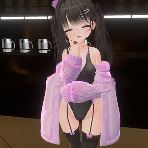 ふわもこ♡カーディガンバニー / Fluffy Cardigan Bunny【22アバター対応衣装】 缩略图 57