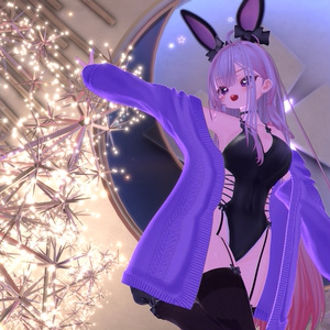 ふわもこ♡カーディガンバニー / Fluffy Cardigan Bunny【22アバター対応衣装】 缩略图 62