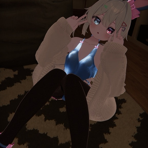 ふわもこ♡カーディガンバニー / Fluffy Cardigan Bunny【22アバター対応衣装】 缩略图 25