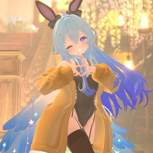 ふわもこ♡カーディガンバニー / Fluffy Cardigan Bunny【22アバター対応衣装】 缩略图 49