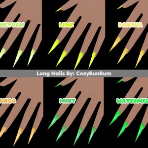 VRoid Long Nails| unas largas