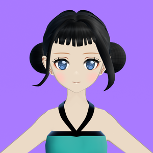 3DモデルヘアZOEY-KPOP DEMON HUNTERS ZOEY HAIRSTYLE