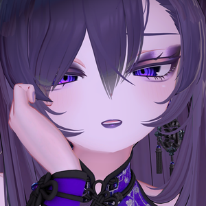 【萌専用】紫メイク（舌テクスチャー付き）
