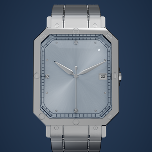 import_time - Clock shader kit driven by VRChat's real time (analog / digital / 7-seg / nixie / split-flap, date, world clock, no Udon) + original wristwatch model
