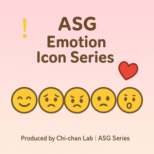 🎨 ASG Emotion Icon Pack｜絵文字素材シリーズ（emotion_set_01）