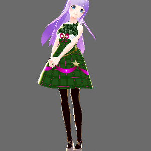 Masquerade green idol sundress