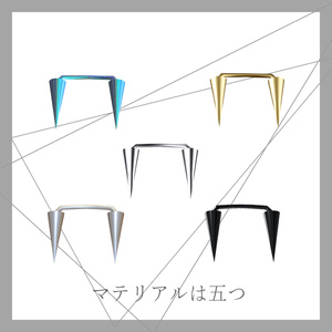 【VRC向け】牙ピアス(スクランパーピアス) 缩略图 2
