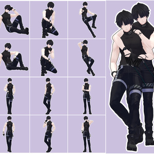 【無料/Free】PoyoLab Pose set vol.1 缩略图 2