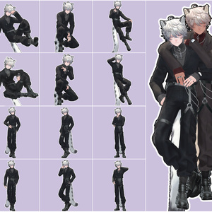【無料/Free】PoyoLab Pose set vol.1 缩略图 4