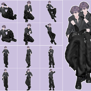 【無料/Free】PoyoLab Pose set vol.1 缩略图 5