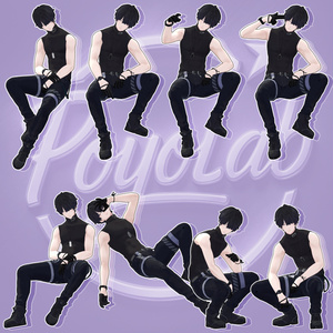 【無料/Free】PoyoLab Pose set vol.2 缩略图 3