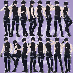 【無料/Free】PoyoLab Pose set vol.2 缩略图 2