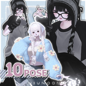 女性用ポーズ10種 Vol.2🍒【MIUMOON_POSE】