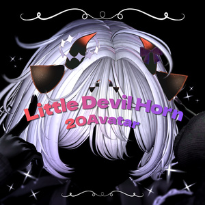 😈Little Devil Horn🖤【20Avatar対応】
