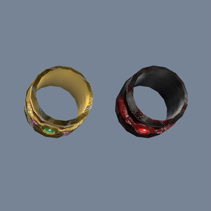 【無料】VRCアバター向けファンタジー風バングル【VRChat想定3Dモデル】 缩略图 3