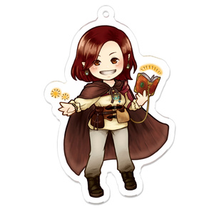Monica with Mochiki Hianasaki アクリルキーホルダー