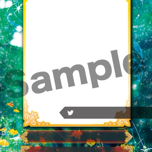 【LCG】02カードテンプレートデータ「LCG02_花(表)」