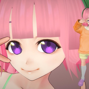 VRoidパーカー(肩出し)