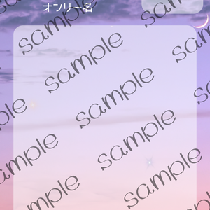 朝焼けの月（SNS用お品書きテンプレート）