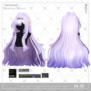 【24アバター対応】Fleur Mellow Hair 缩略图 5