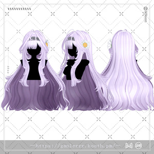 【24アバター対応】Fleur Mellow Hair 缩略图 4