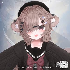 ✨セール中✨[VRChat] Muffin Puff Hair / マフィンパフヘア