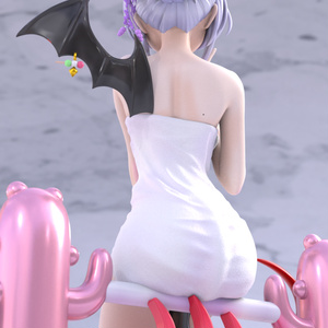 『終売』　ブルアカ　 黒舘ハルナ　温泉Ver.　ガレージキット フィギュア