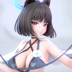 【夏季限定販売】ブルアカ　桐生キキョウ　水着ver.　ガレージキット フィギュア