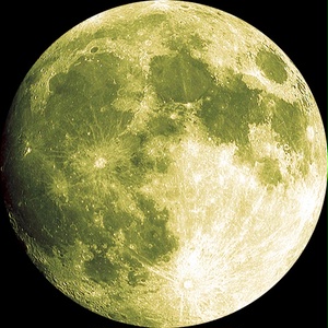 【再販】美しい満月のスマホリング 新色黄色バージョン