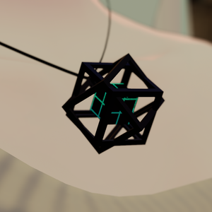 CubeCrystal Neckless (fbx, unitypackage)