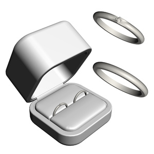 【3Dモデルデータ】ケース付きデザインリング【3DModel gem stone ring】