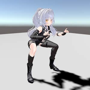 【無料】スクワットモーション【VRChat想定】【MA対応】【AFK・アニメーション】