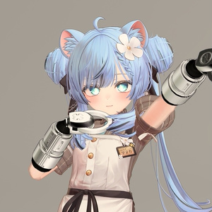 【無料】「シンプルなメカ腕 Thanatos」Ver.3.3【VRChat想定】【MA対応】 缩略图 3