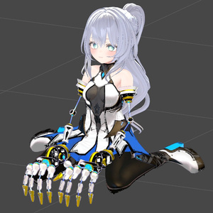 【無料】「シンプルなメカ腕 EtherMercenary」【VRChat想定】【MA対応】 缩略图 3