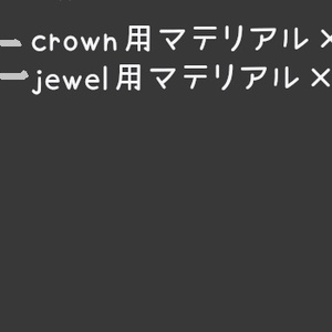 王冠 色変更用マテリアル12個入り　【VRC想定】 缩略图 5