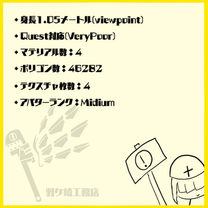 VRC想定アバター「カナーリ・エンフォーゲル」 缩略图 3