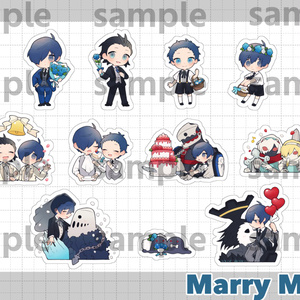 [Aya x Main Character + α] Flake Stickers [June Version]